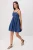 TRENDYOLMİLLA Dames Blauw Effen Maxi Mouwloos A-lijn Jurken