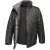 Regatta Heren Benson III Hooded Jacket (Verkeer Zwart)