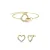 Locked Heart Lovett Sets – Goud en Kristal