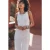 Mikuta The White Long Knitted Dress Ecru