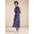 Street One Dames Midi-jurk met print in Blauw