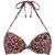 Shiwi Ladies Leopard Spot Luca Push Up Bikini Top Azalea Pink