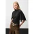 Blouse met regular fit en gladde voorkant