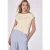 Street One Dames Shirt met kantdetail in Beige