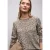 Street One Dames Leo jacquard shirt in Bruin