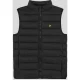 Lyle & Scott jongens lichtgewicht gewatteerd vest – zwart