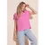 Street One Dames Blouse met mouwaanzet in Pink