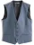 Next Gilet  blauw / bruin / grijs / lichtgrijs