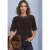 Shirt met ronde hals en sierstenen