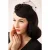Marilyn Fascinator in zwart