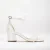 Flora Lace Bridal Laag Hak Sandalen