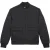 The Kooples Bi Material Satin Bomber With Reflective Details Black