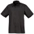 Premier Heren Korte Mouw Formele Poplin Gewoon Werk Shirt (Zwart)
