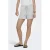 ONLY regular high waist gebloemde bermuda short lichtgrijs