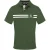 Aquascutum Heren Geborduurde Logo Poloshirt met Kraag (Militair Groen)