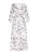 Usha Jurk ‘Fashion Look’  kaki / lila / zwart / offwhite
