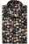 Casa Moda Overhemd zwart, Bedrukt