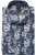 van Laack Overhemd blauw, Bloemen