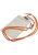 Urban Classics Smartphonehoesje  oranje / zwart / transparant