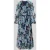 Oui maxi-jurk met ruches en knoopsluiting
