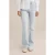 We Fashion 5-pocket Mid Waist Light Blue
