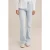 We Fashion 5-pocket Mid Waist Light Blue