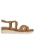 No Stress leren sandalen cognac