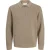 Jack & Jones jprblamilano stitch knit zip polo s 12281743 greige