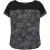 Regatta Dames/Dames Jaida Abstract Shell Blouse met korte mouwen (Zwart)