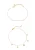 faina Armband  goud / transparant