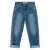 Stains&Stories tapered jeans met stippen – medium blue denim
