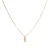 Luxeketting met glanzende zirkonia 18k goud afwerking – Alfabet