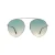 Tom Ford Zonnebril Simone 0571 14 W Zilver Groen Geel Verloop