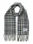 JACK & JONES Sjaal ‘JACGrand’  blauw / lichtbruin / zwart / wit