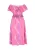 IZIA Zomerjurk ‘Festival’  beige / lila / pink
