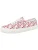 SUPERGA Sneakers laag ‘3750 Bouganvillea’  groen / lichtroze / rood / wit