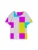 TOM TAILOR Shirt  turquoise / geel / neonlila / pastellila