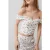 French Connection Floriana Hallie Crinkle Top White