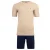 Emporio Armani Pyjama kort  beige / zwart
