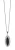 Orphelia Dames 925 Sterling Zilveren Ketting met Hanger – Zilver ZH-4799