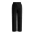 Base Level wide leg high waist broek zwart