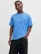 JACK & JONES Shirt ‘JORNorrebro’  royal blue/koningsblauw / wit