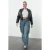 Trendyol Curve Dames Blauw Effen Wijde pijp Hoge taille Grote maten Jeans