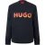 Hugo Heren Ditmo Regular Sweatshirt (Zwart)