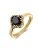 Lucardi Ring  goud / zwart