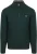 Gant Halfzip Wol Trui Logo Groen