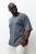 TRENDYOL MAN Heren Grijs Effen Kort Oversized Grote maten T-shirts