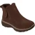 Skechers Easy Going Urban Zip Leren Dames Chocolade Boots