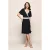 Mart Visser wikkel-/overslagjurk zwart