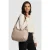 Coccinelle Large Leather Shoulder Bag In Pink